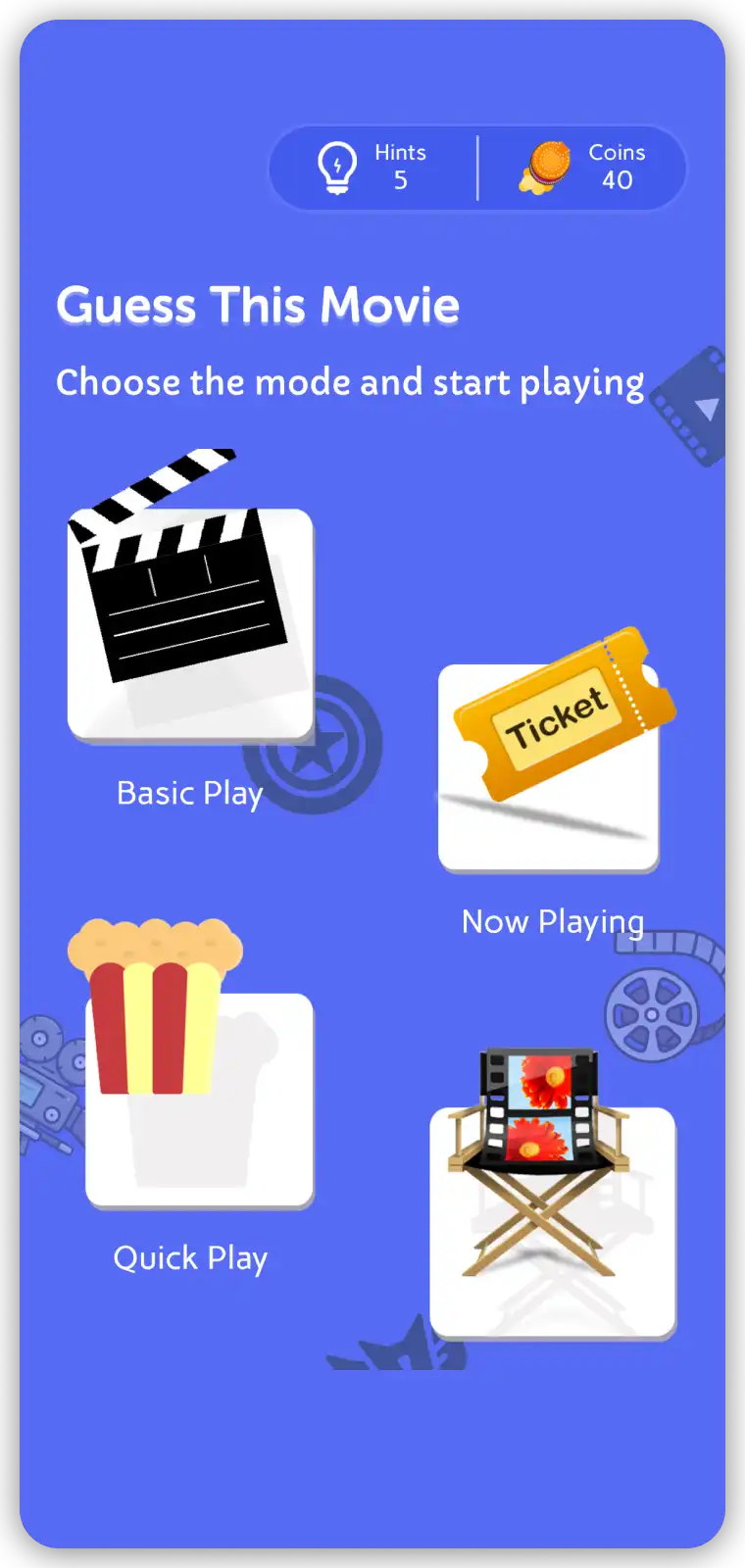 Choose The Movie Topics For Movie Trivia Game